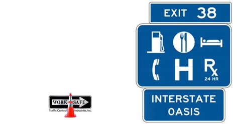 What Do Blue Road Signs Mean Worksafe Traffic Control