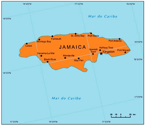 Mapa Da Jamaica Fatos Interessantes E Informa Es Sobre O Pa S