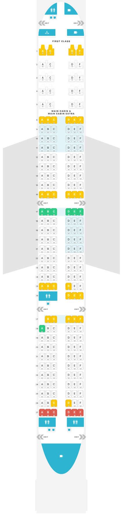 Airbus A Neo American Airlines Seat Map Airportix