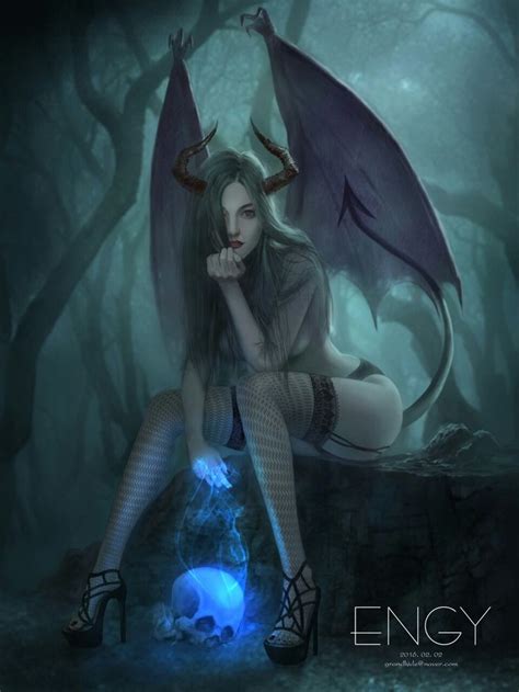 Pin By Jeremy Chupp On Girls Arts Fantasy Demon Dark Fantasy Art