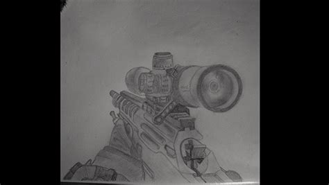 Call Of Duty Gun Drawings 2013 On Behance
