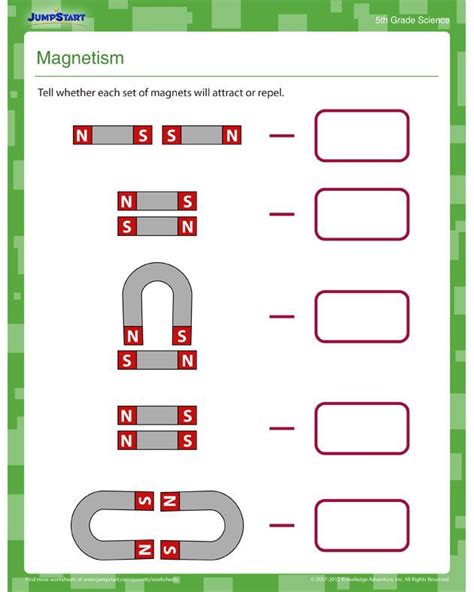 Learn About Magnets Worksheets 99worksheets