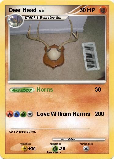 These pokémon learn horn drill at the level specified. Pokémon Deer Head - Horns - My Pokemon Card