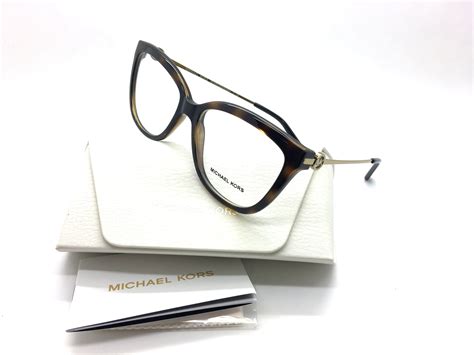 michael kors new authentic dark tortoise women eyeglasses mk8004 3006 56 17 140