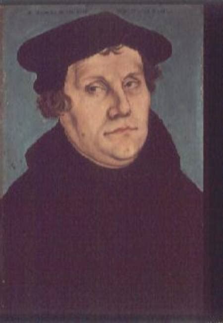 Portrait Of Martin Luther Lucas Cranach D Ä As Art Print Or Hand