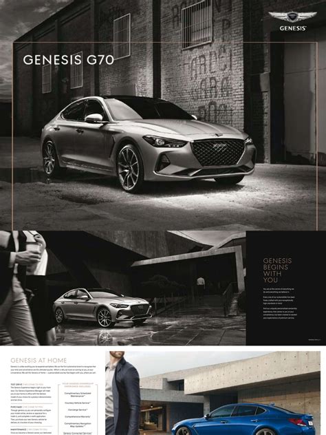 2018 Genesis G70 Brochure Pdf Vehicles Motor Vehicle