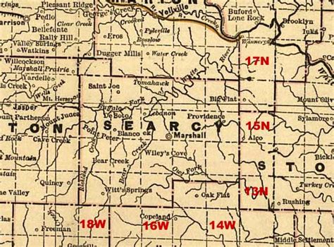 Searcy County Arkansas Maps And Gazetteers