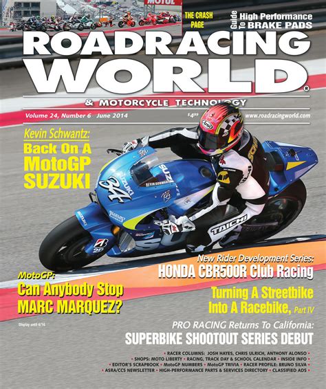 june 2014 roadracing world magazine motorcycle riding racing and tech news