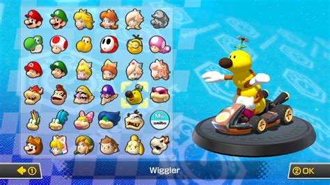 Wiggler Joins Mk8 Mario Kart 8 Mods