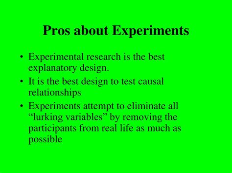 Ppt Bhv 390 Experiments Powerpoint Presentation Free Download Id