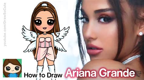 How To Draw Ariana Grande Dont Call Me Angel Music Video