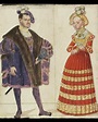 Altesses : Jean-Ernest, duc de Saxe-Cobourg, et sa femme Marguerite de ...