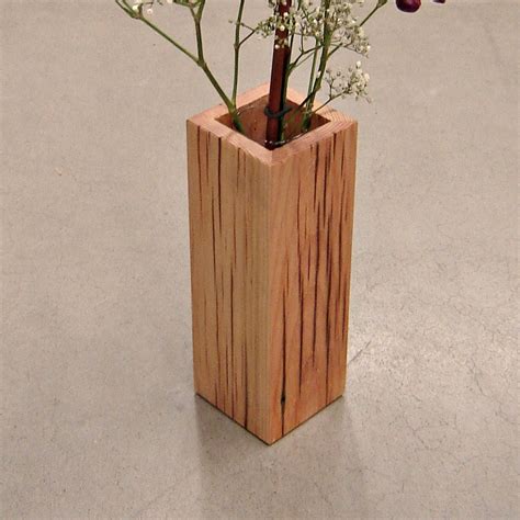 Rustic Reclaimed Wood Vase Ashtrygutierrez