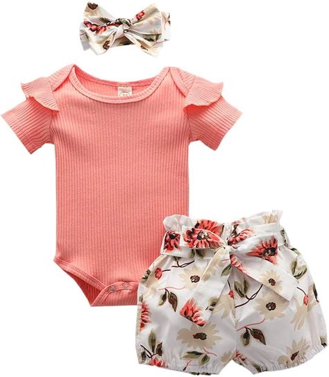 Infant Baby Girls Summer Outfits Clothes For 6 24 Months