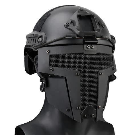 Tak Yiying Airsoft Tactical Mesh Mask Full Face Steel Mask Fast Helmet