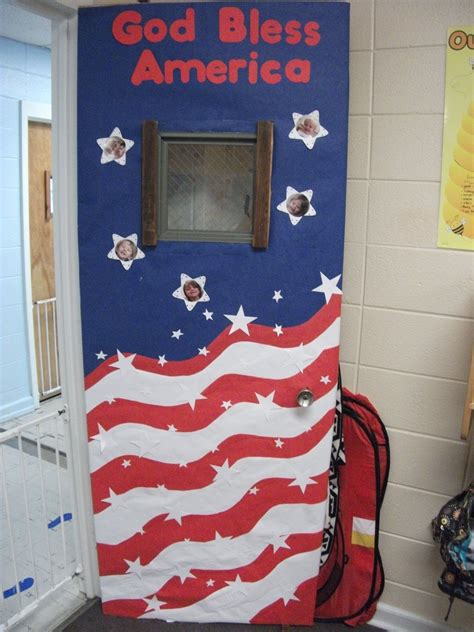 Fourth Of July Door Design Patriotic Classroom Decor