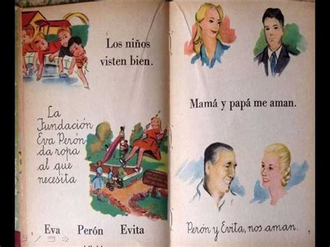 Manual de la escuela primaria en la época de Peron Primeros grados