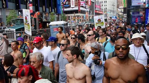 The Gotopless Day In Nyc Editorial Stock Photo Image Of Annual Event