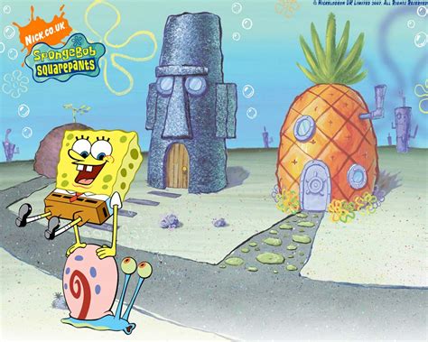 Spongebob And Gary Spongebob Squarepants Wallpaper 1280x1024 162583
