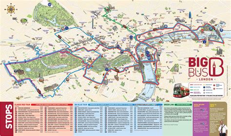 Big Bus London Printable Map