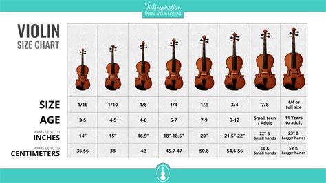 Violin Sizes And Lengths