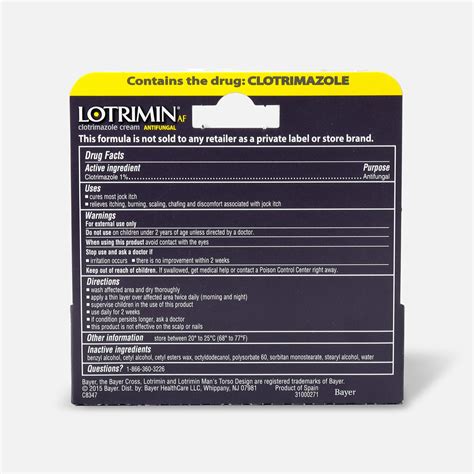 Lotrimin Af Antifungal Jock Itch Cream 42 Oz