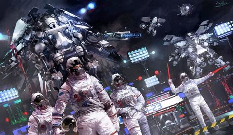 39 Concept Art And Illustrations Of Astronauts