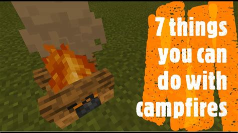 This rod redirects lightning strikes within its area. 7 things you can do with Minecraft campfires. - YouTube