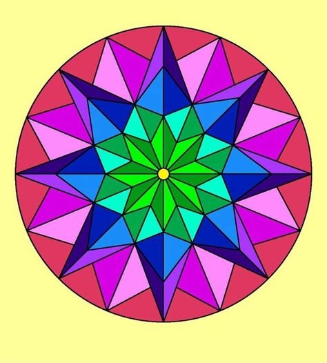 Pin De Janey Hernandez Em Mandala Desenhos Com Formas Geometricas
