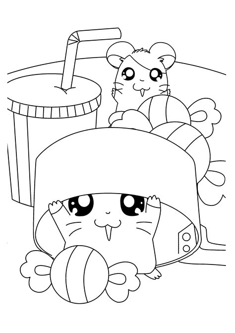 Coloring Page Hamtaro Coloring Pages Cute Coloring Pages Free Hot Sex Picture