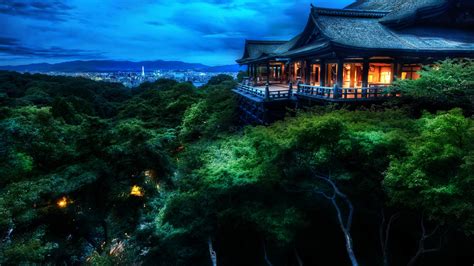 Kyoto Japan Night View 4k Wallpaper Best Wallpapers