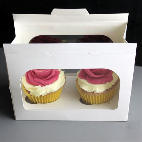 Cupcakes always bring joy to life and give some memorable moments with friends, family, and colleagues. Windowed Cupcake Boxes with 2 Cavity Insert