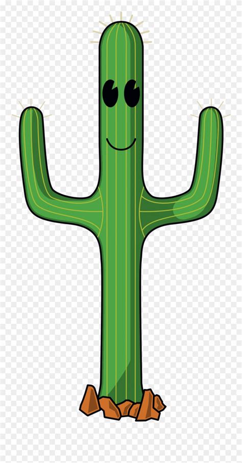 Cartoon Cactus Clipart Library Animated Cactus Png Transparent Png