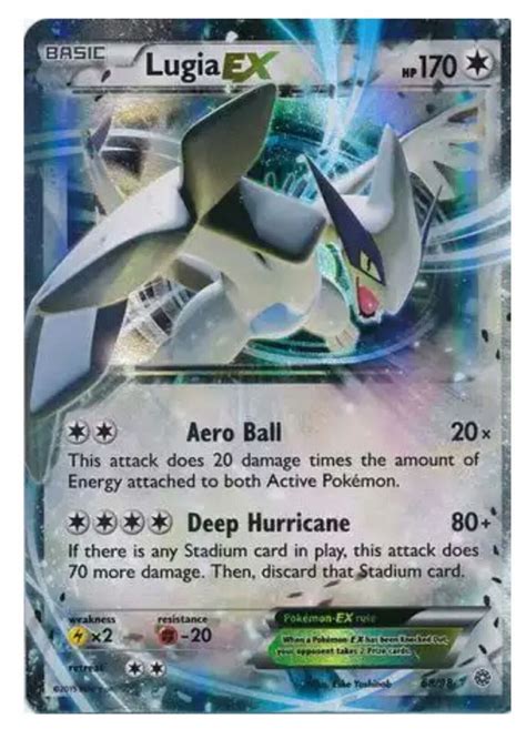 Microsoft word) and resize it to match that of an authentic card (6.3 in width and 8.8 cm in height). Top 10 Lugia Cards in the Pokemon Trading Card Game ...