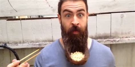 How To Use A Beard As A Bowl Video Huffpost Uk