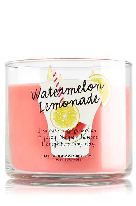 Bath And Body Works 3 Wick Candle Watermelon Lemonade Reviews In Home Fragrance Chickadvisor