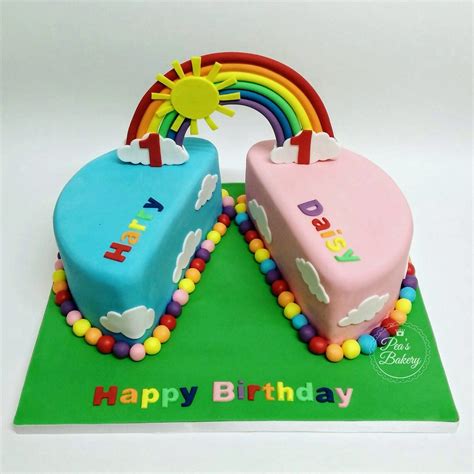 Twins Birthday Cake Diybunker