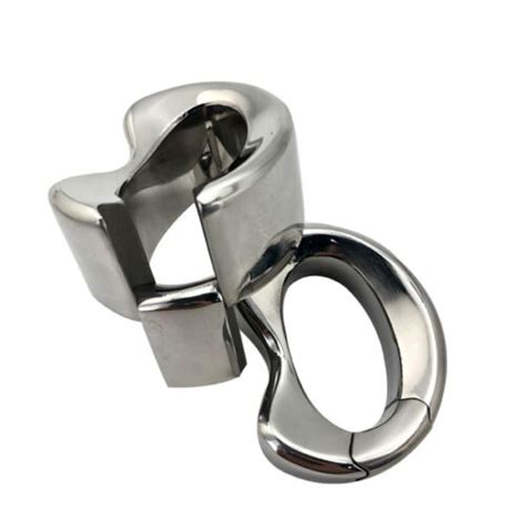 Male Ball Stretcher Weight Stainless Steel Enhancer Chastity Stretchering Ring Ebay