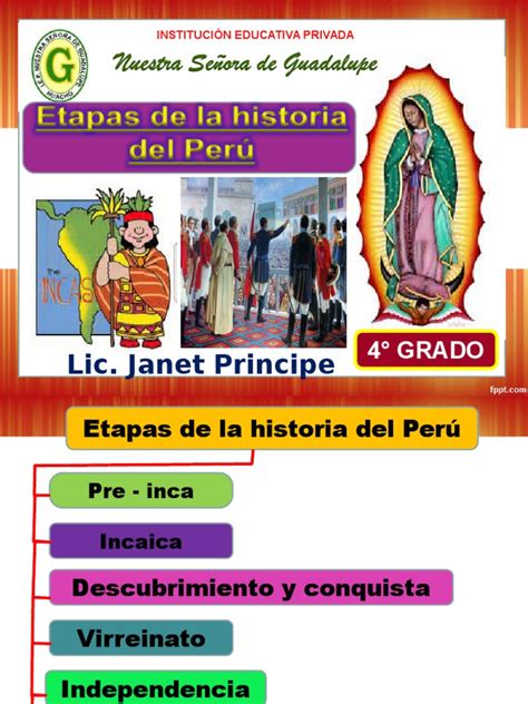 Etapas De La Historia Del Perú