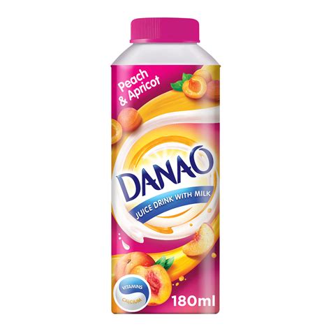 Danao Juice Drink With Milk Peach And Apricot 180ml Online At Best Price Fresh Juice Assorted