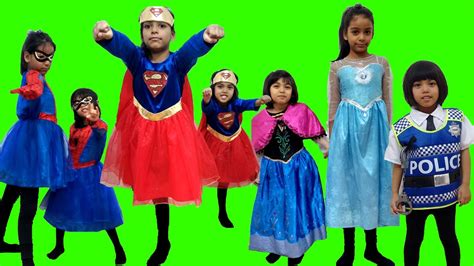 Kids Joint Costume Runway Show Disney Princess Marvel Superhero Fun