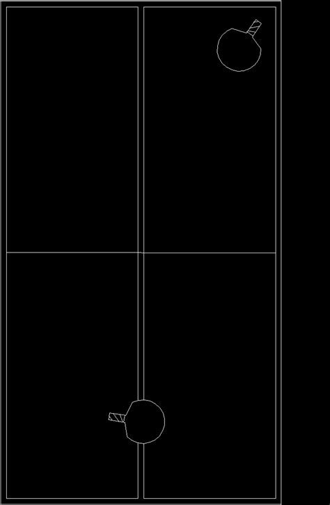 Ping Pong Table Dwg Block For Autocad • Designs Cad