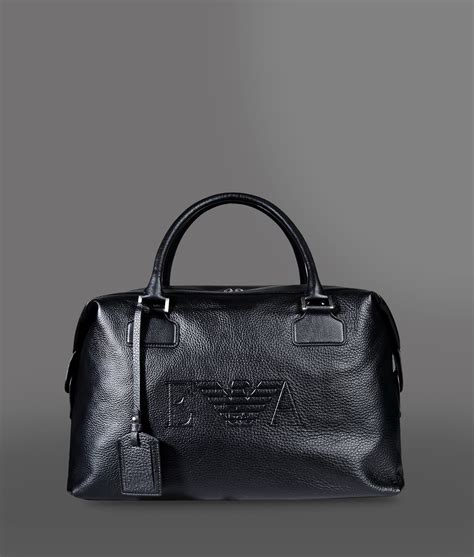 Lyst Emporio Armani Travel Bag In Black For Men