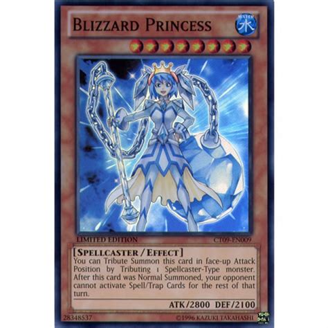 Blizzard Princess Ct09 En009 Limited Edition Yu Gi Oh Card
