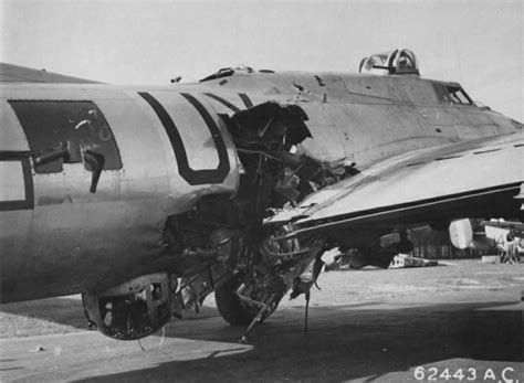 17 Images Of Damaged B 17 Bombers That Miracilously Made It Home