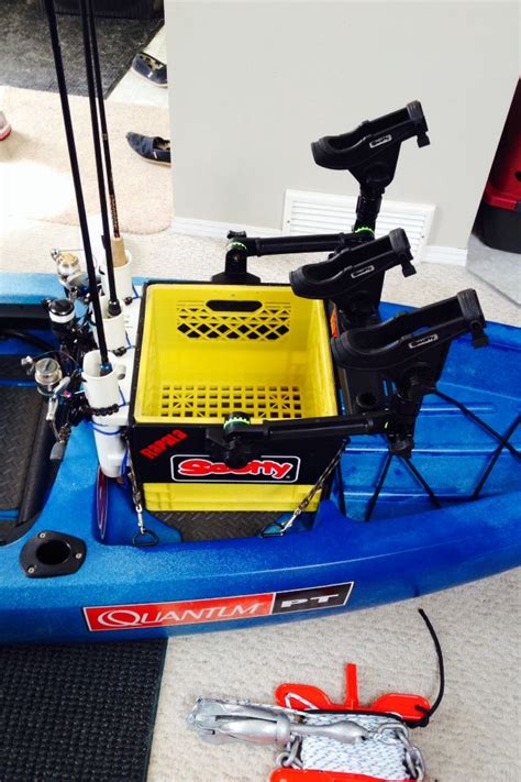 We haven't favored any specific brand. My kayak fishing crate on my Ascend FS12T. | Kayak fishing ...