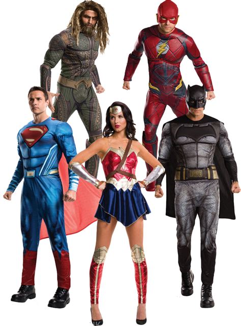Justice League Adults Fancy Dress Dc Comic Con Book Day Superhero
