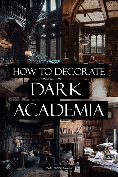 How To Create The Perfect Moody Dark Academia Room In 2023 Dark Home