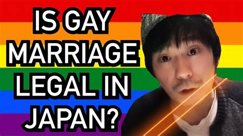 Is Same Sex Marriage Legal In Japan Youtube