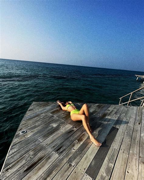 Tara Sutaria Oozes Oomph In Scorching Hot Neon Bikini At Maldives